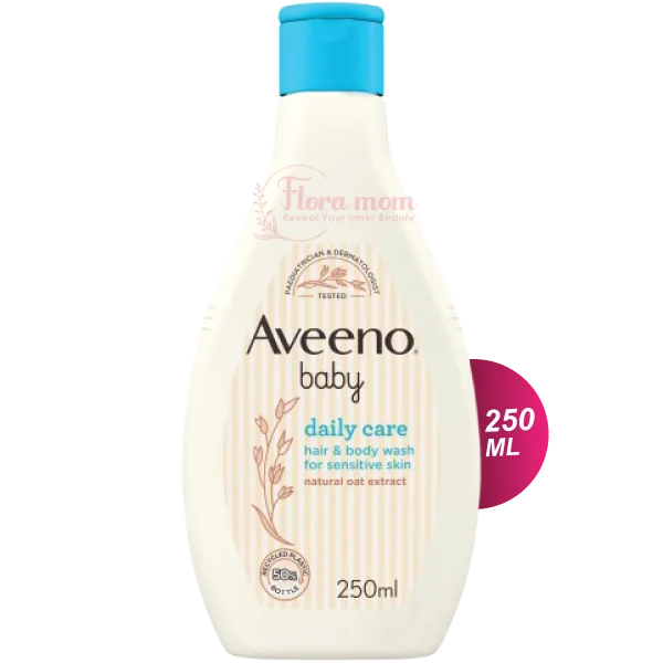 Aveeno Daily Care Baby Hair & Body Wash For Sensitive Skin 250ml