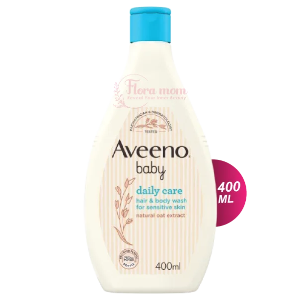 Aveeno Daily Care Baby Hair & Body Wash For Sensitive Skin 400ml