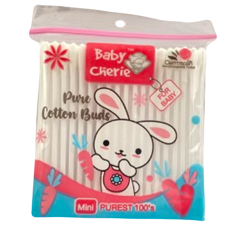 Baby Cherie 100% Pure Cotton Buds Mini 100ps